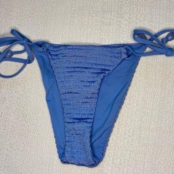 Isabella Rose Swim Other - Elegant Blue Ruched Bikini Bottom